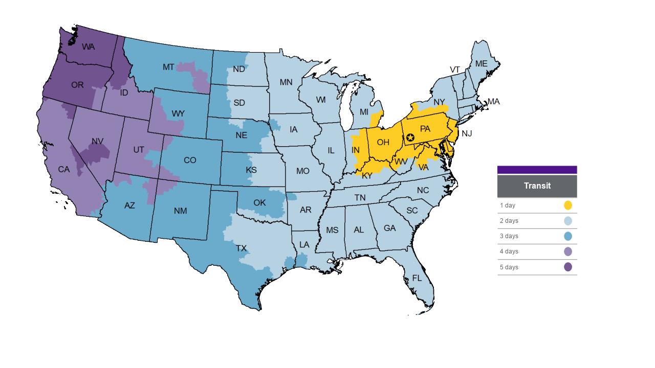 Shipping Map